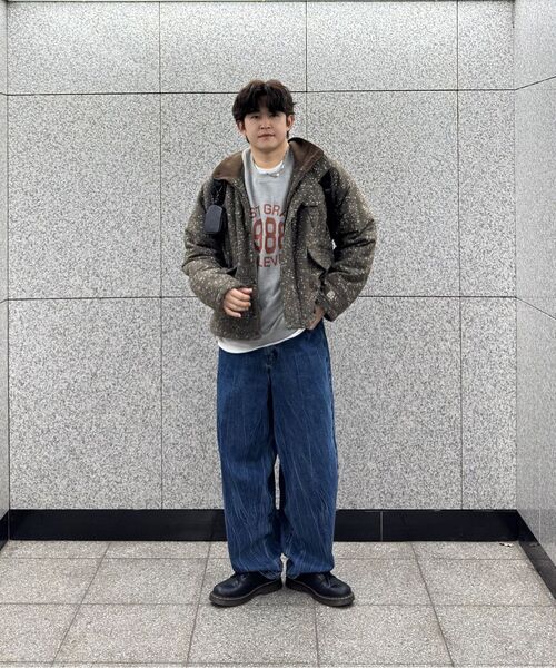 NOMANUAL(NOMANUAL)の「C.W WIDE DENIM PANTS - WASHED BLUE(デニムパンツ・レディース・その他・SMALL/MEDIUM/LARGE/X-SMALL)」の13枚目の写真