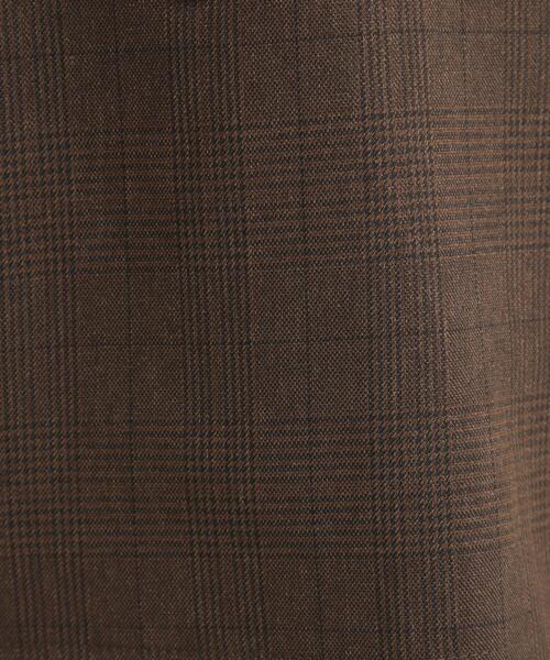 Cutie Blonde（キューティーブロンド）の「【セットアップ可】チェック柄 ダブルブレストテーラードゆるジャケット（テーラードジャケット・レディース・ダークブラウン系1/ベージュ系1・04/03/02/01）」の6枚目の写真