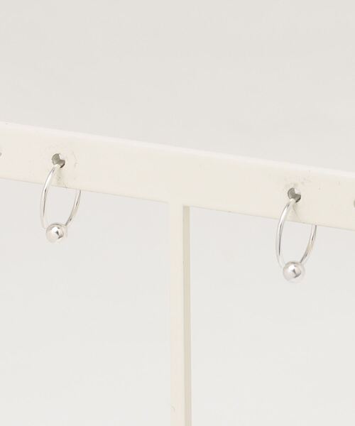 tunee(チュニー)の「【526526】シンプルドットリングミニフープピアス(RZ)(ピアス(両耳用)・レディース・シルバー・6/8/10/12)」の3枚目の写真