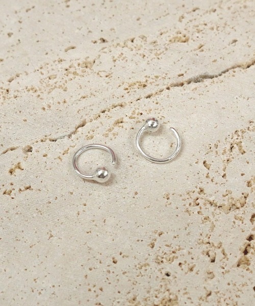 tunee(チュニー)の「【526526】シンプルドットリングミニフープピアス(RZ)(ピアス(両耳用)・レディース・シルバー・6/8/10/12)」の4枚目の写真