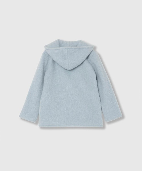 THINGS THAT MATTER（シングス ザット マター）の「MOHAIR HOODIE JACKET / モヘア フーディー ジャケット（テーラードジャケット・レディース・チャコールグレー/サックスブルー・FREE）」の20枚目の写真