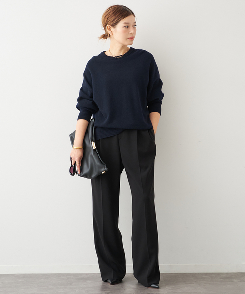 Deuxieme Classe（ドゥーズィエムクラス）の「JUSPER クルーネック プルオーバー（ニット/セーター・レディース・ネイビー・FREE）」の11枚目の写真