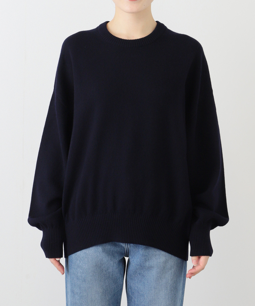 Deuxieme Classe（ドゥーズィエムクラス）の「JUSPER クルーネック プルオーバー（ニット/セーター・レディース・ネイビー・FREE）」の14枚目の写真