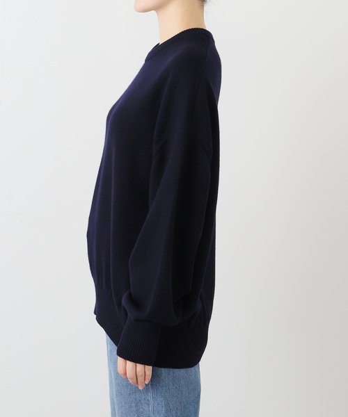 Deuxieme Classe（ドゥーズィエムクラス）の「JUSPER クルーネック プルオーバー（ニット/セーター・レディース・ネイビー・FREE）」の15枚目の写真