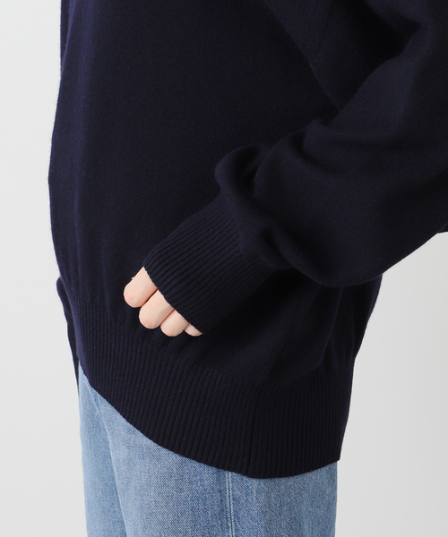 Deuxieme Classe（ドゥーズィエムクラス）の「JUSPER クルーネック プルオーバー（ニット/セーター・レディース・ネイビー・FREE）」の19枚目の写真