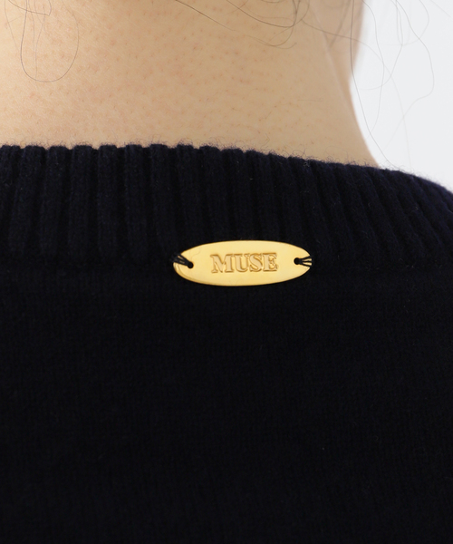 Deuxieme Classe（ドゥーズィエムクラス）の「JUSPER クルーネック プルオーバー（ニット/セーター・レディース・ネイビー・FREE）」の20枚目の写真