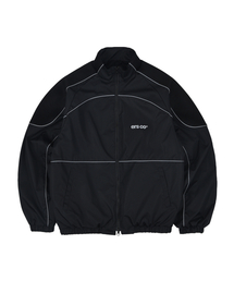 ERSCO（イーアルエスコ）の「パイピングエアジャケット_ブラック（ナイロンジャケット）」