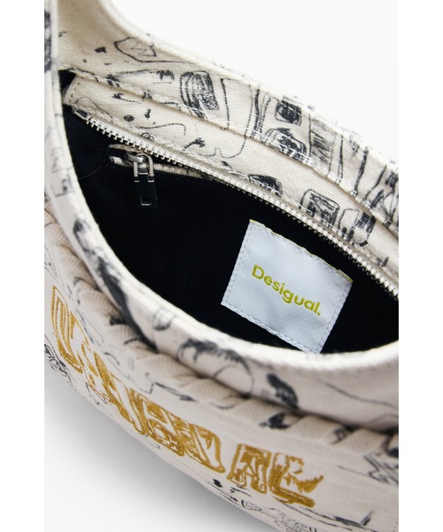 Desigual（デシグアル）の「グラフィティプリント ミニショルダーバッグ（ショルダーバッグ・レディース・ホワイト・FREE）」の6枚目の写真