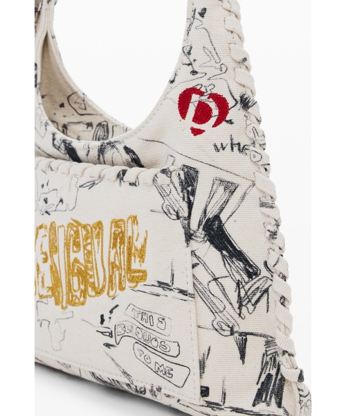 Desigual（デシグアル）の「グラフィティプリント ミニショルダーバッグ（ショルダーバッグ・レディース・ホワイト・FREE）」の7枚目の写真