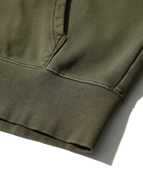 X-girl（エックスガール）の「PIGMENT DYED FACE AND LOGO SQUARE PATCH ZIP UP SWEAT HOODIE（パーカー・レディース・ブラック/オリーブ/ピンク・S/M）」の18枚目の写真