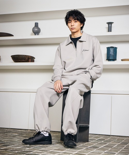 セール】【セットアップ可】マットスエードダンボールハーフZIP