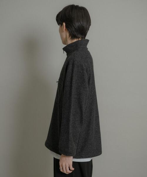 SENSE OF PLACE by URBAN RESEARCH（センスオブプレイスバイアーバンリサーチ）の「ウールジャージハーフZIP（Tシャツ/カットソー・メンズ・チャコールグレー/ブラウン・MEDIUM/LARGE）」の17枚目の写真