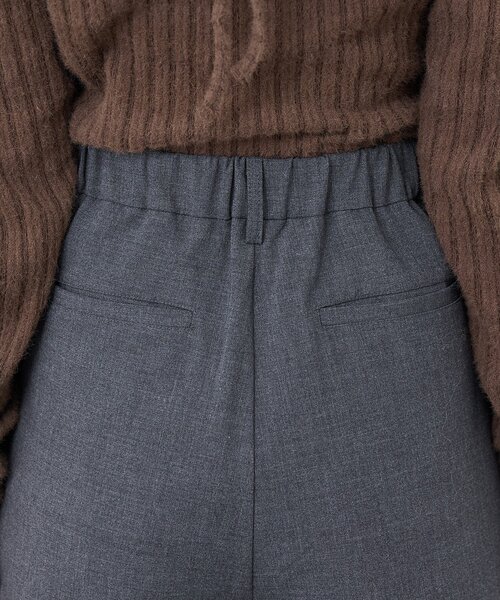 Kastane(カスタネ)の「【一部店舗限定/3サイズ展開/高身長サイズ/低身長サイズ】B サイドシャーリングスラックス(その他パンツ・レディース・チャコールグレー/ブラウン・0/1/2)」の8枚目の写真