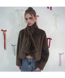 Col Noue Fur Jacket BROWN