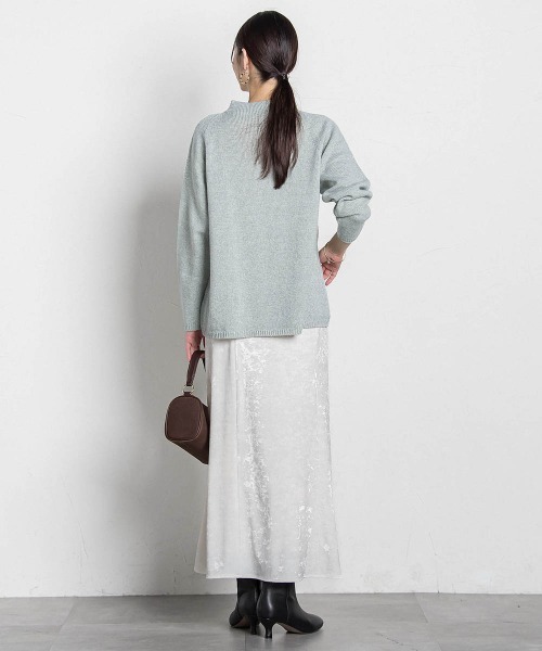 LAUTREAMONT（ロートレアモン）の「スノーベロアクラッシュスカート（スカート・レディース・ホワイト/ライトグレー・9号）」の8枚目の写真