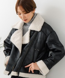 LB/S （エルビーエス）の「【C-FORT POINT/フォートポイント】合皮ライダースジャケット（ライダースジャケット）」