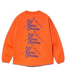 go slow caravan（ゴースローキャラバン）の「eco lead 裏起毛 GSC LOGO ラウンドクルーネック（スウェット・メンズ）」