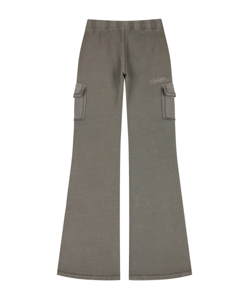 ORDINARY HOLIDAY（オーディナリー ホリデー）の「PIGMENT JERSEY BOOTCUT PANTS [GRAY]（その他パンツ・レディース・その他・FREE）」の3枚目の写真
