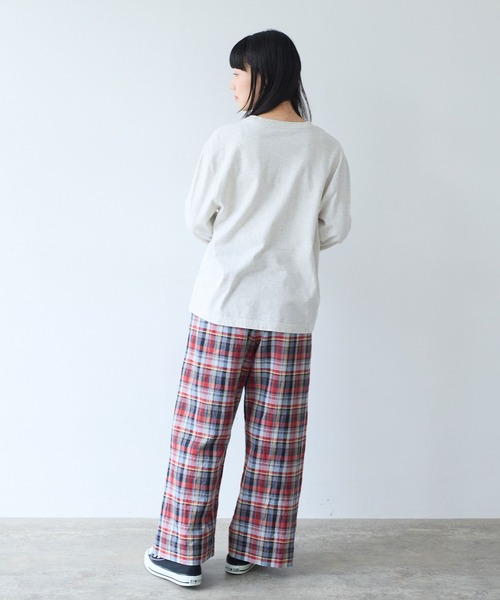 bulle de savon（ビュルデサボン）の「ポニー刺繍 ロンＴ（Tシャツ/カットソー・レディース・ライム/オートミール/ネイビー・FREE）」の13枚目の写真