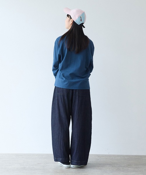 bulle de savon（ビュルデサボン）の「ポニー刺繍 ロンＴ（Tシャツ/カットソー・レディース・ライム/オートミール/ネイビー・FREE）」の22枚目の写真