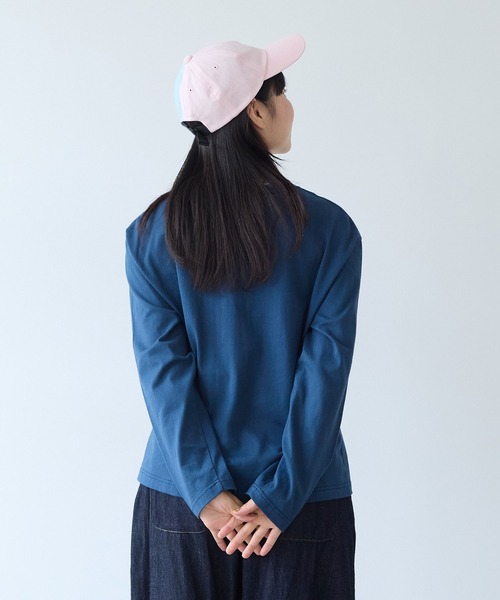 bulle de savon（ビュルデサボン）の「ポニー刺繍 ロンＴ（Tシャツ/カットソー・レディース・ライム/オートミール/ネイビー・FREE）」の16枚目の写真