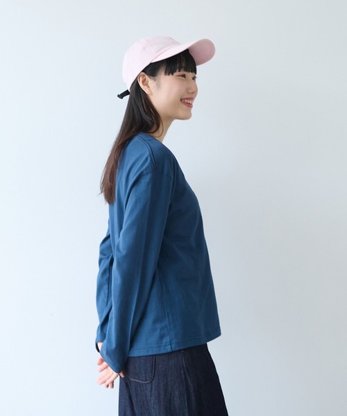 bulle de savon（ビュルデサボン）の「ポニー刺繍 ロンＴ（Tシャツ/カットソー・レディース・ライム/オートミール/ネイビー・FREE）」の17枚目の写真