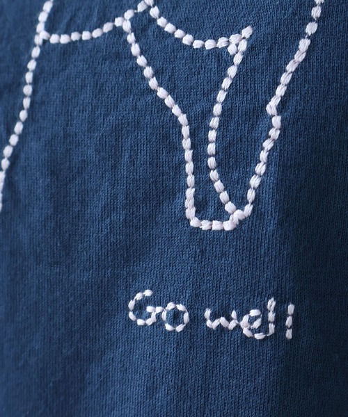 bulle de savon(ビュルデサボン)の「ポニー刺繍 ロンT(Tシャツ/カットソー・レディース・ライム/オートミール/ネイビー・FREE)」の10枚目の写真