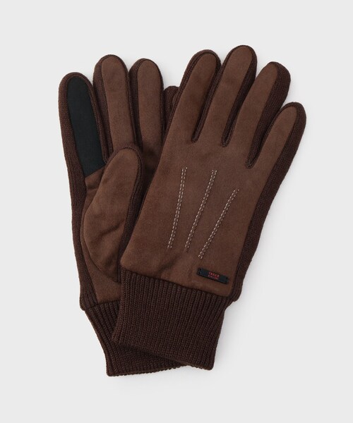 TAKEO KIKUCHI（タケオキクチ）の「【スマホ対応】スエードライク グローブ（手袋・メンズ・ネイビー/ダークブラウン/ブラック・00）」の3枚目の写真