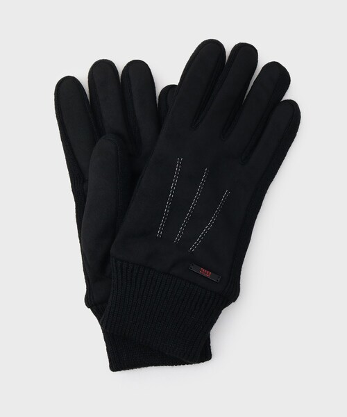 TAKEO KIKUCHI（タケオキクチ）の「【スマホ対応】スエードライク グローブ（手袋・メンズ・ネイビー/ダークブラウン/ブラック・00）」の2枚目の写真