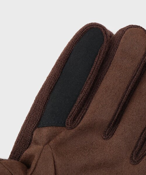 TAKEO KIKUCHI（タケオキクチ）の「【スマホ対応】スエードライク グローブ（手袋・メンズ・ネイビー/ダークブラウン/ブラック・00）」の7枚目の写真