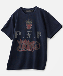 クラウンエンブレムTシャツ_ネイビー