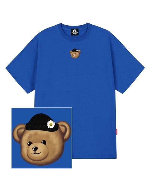 TRIPSHION(トリップション)の「ビーニーベアロゴTシャツ - ブルー(Tシャツ/カットソー・メンズ・その他・MEDIUM/X-LARGE/LARGE)」の1枚目の写真