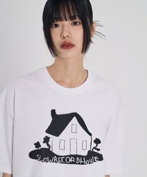 ハウス 半袖Tシャツ_ブラック