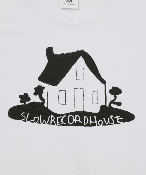 SLOW RECORD HOUSE(スローレコードハウス)の「ハウス 半袖Tシャツ_ブラック(Tシャツ/カットソー・レディース・その他・LARGE/MEDIUM)」の5枚目の写真