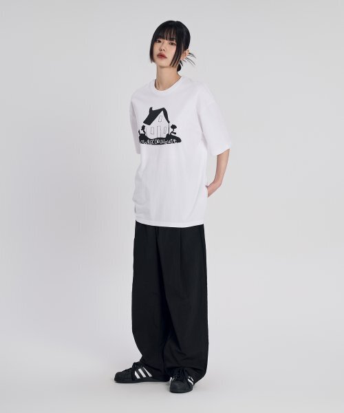 SLOW RECORD HOUSE(スローレコードハウス)の「ハウス 半袖Tシャツ_ブラック(Tシャツ/カットソー・レディース・その他・LARGE/MEDIUM)」の7枚目の写真