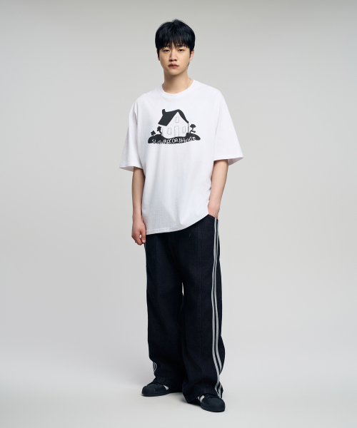 SLOW RECORD HOUSE(スローレコードハウス)の「ハウス 半袖Tシャツ_ブラック(Tシャツ/カットソー・レディース・その他・LARGE/MEDIUM)」の12枚目の写真