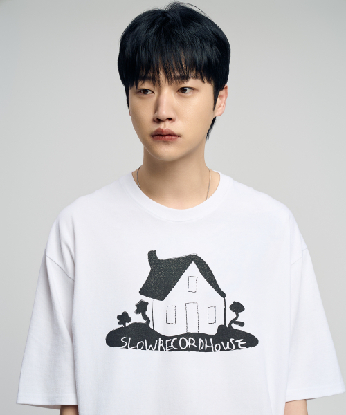 SLOW RECORD HOUSE(スローレコードハウス)の「ハウス 半袖Tシャツ_ブラック(Tシャツ/カットソー・レディース・その他・LARGE/MEDIUM)」の14枚目の写真