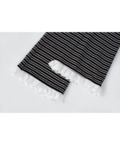 NEFNEF(ネフネフ)の「stripe leggings pants_black(その他パンツ・レディース・その他・FREE)」の7枚目の写真