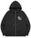 MUCENT�i���Z���g�j�́uA'GEM/9 × .kom �wMUCENT/���Z���g�x SAHARA GRADATION LEOPARD CROSS HOOD ZIP-UP /�n���O���f�[�V�����@���I�p�[�h�N���X�@�W�b�v�A�b�v�p�[�J�[�i�p�[�J�[�j�v�b�u���b�N