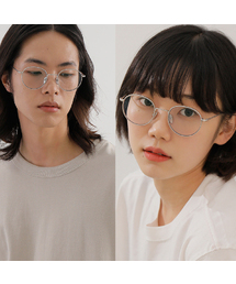 RENE HAUYNE（ルネハウウィン）の「2月 シルバー ブルーライトカット眼鏡 DR0202B（メガネ）」