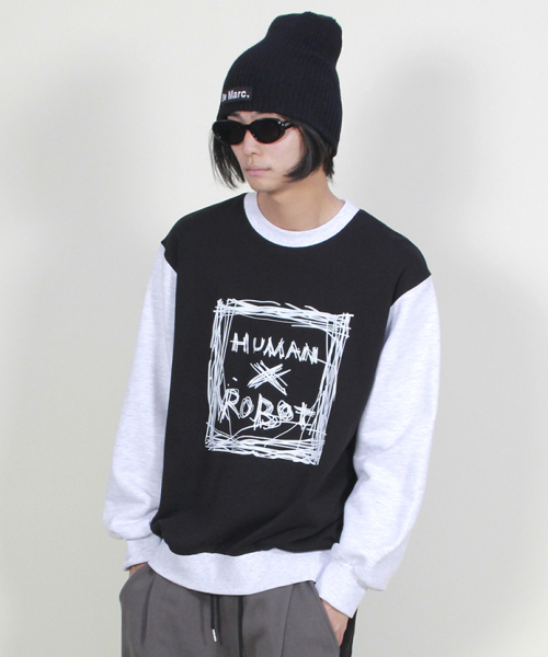 DEMARC(ドゥマーク)の「スクエアグラフィティカラー配色スウェットブラック(スウェット・メンズ・その他・MEDIUM/LARGE)」の4枚目の写真