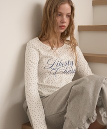 Birthday room | 小花ロゴロンT/Small flower logo long sleeve t-shirt(Tシャツ/カットソー)