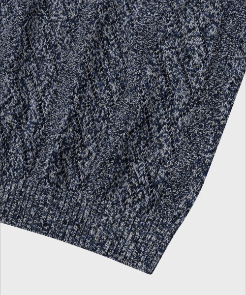 NONBLANK(ノンブランク)の「クロシェベスト_NAVY(ベスト・メンズ・ネイビー・MEDIUM/LARGE/X-LARGE)」の5枚目の写真