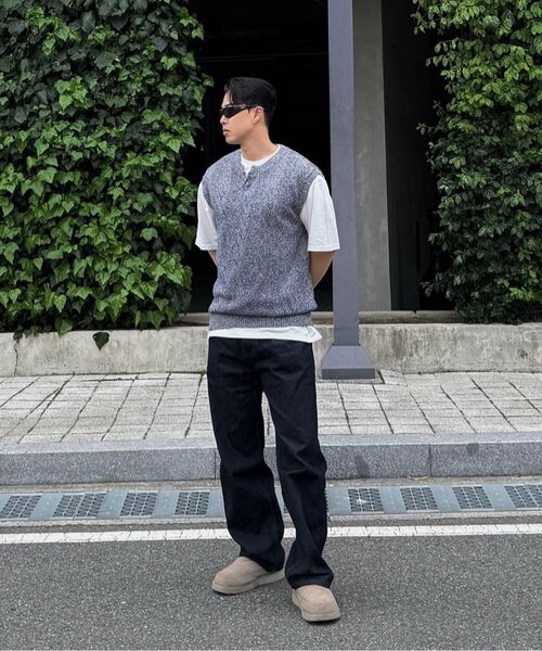NONBLANK(ノンブランク)の「クロシェベスト_NAVY(ベスト・メンズ・ネイビー・MEDIUM/LARGE/X-LARGE)」の13枚目の写真