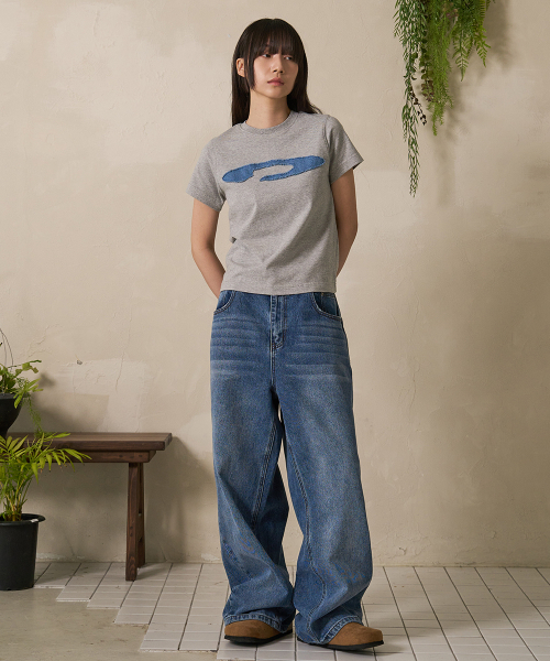 FDR(エフディーアール)の「Old School Wide Fit Denim Jeans Blue(デニムパンツ・メンズ・その他・MEDIUM/LARGE/SMALL)」の2枚目の写真