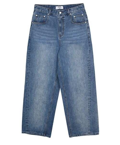 FDR(エフディーアール)の「Old School Wide Fit Denim Jeans Blue(デニムパンツ・メンズ・その他・MEDIUM/LARGE/SMALL)」の4枚目の写真