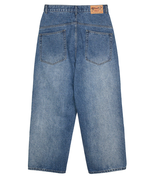 FDR(エフディーアール)の「Old School Wide Fit Denim Jeans Blue(デニムパンツ・メンズ・その他・MEDIUM/LARGE/SMALL)」の5枚目の写真