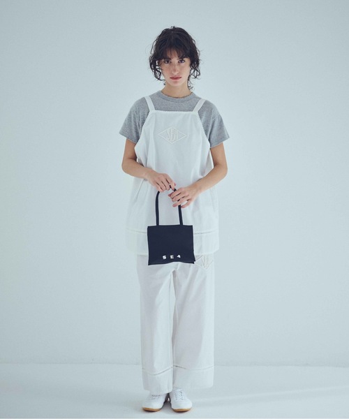 SEA（シー）の「エンブロイダリー レース パンツ（その他パンツ・レディース・ホワイト・ONE SIZE）」の2枚目の写真