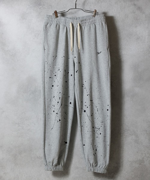 HAND PAINTED FIRM COTTON EASY SWEATPANTS / ハンドペイント ファーム HAND PAINTED FIRM COTTON EASY SWEATPANTS / ハンドペイント ファーム