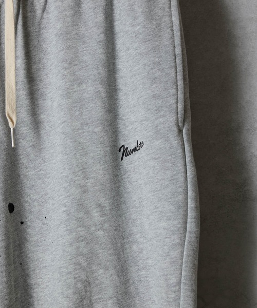 HAND PAINTED FIRM COTTON EASY SWEATPANTS / ハンドペイント ファーム